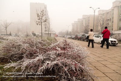 Christmas in Sarajevo under the smog