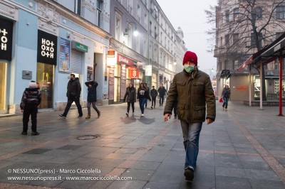 Christmas in Sarajevo under the smog