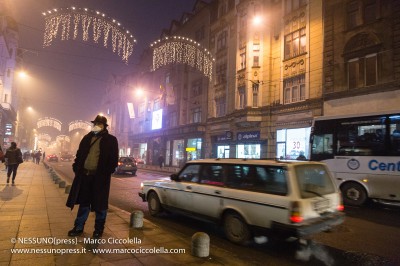 Christmas in Sarajevo under the smog